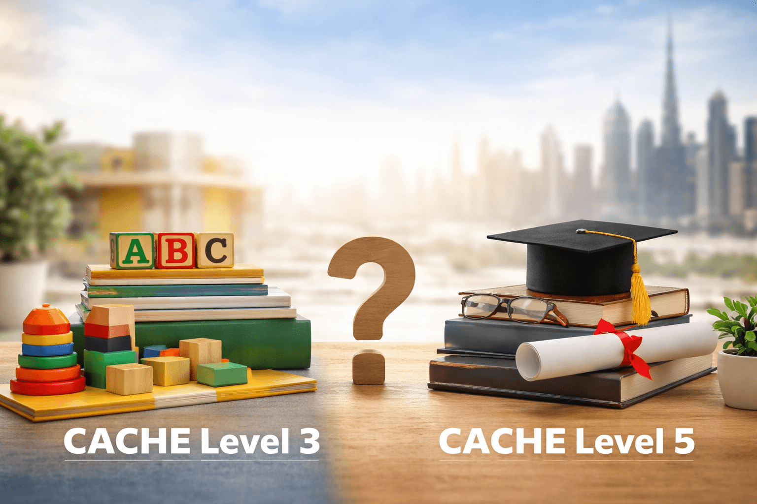 CACHE Level 3 vs CACHE Level 5 Dubai
